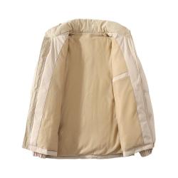 JEEP SPIRIT 加厚立领保暖棉服 果绿 XL 男士外套