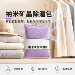 潮佰惠除湿活性炭干燥剂回南天防霉防潮衣柜鞋柜除湿剂1包460克