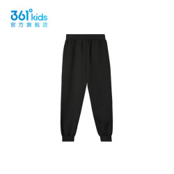 361° K62443506-2 针织加厚长裤 经典黑 140