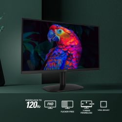 AOC 全高清显示器 1080p 120Hz VA面板 HDMI接口 可壁挂 三年保修
