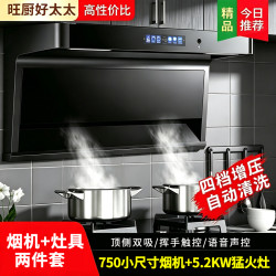 旺厨好太太 7字吸油烟机 WCH01+2621 自行安装 液化气