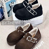 bytheWEI自制勃肯鞋松糕厚底增高真皮百搭0951-04