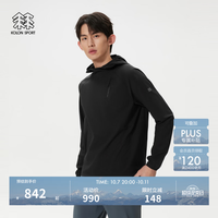 KOLON SPORT LHRT6MN065-BK AIRDOT吸湿速干 黑色 XL 长袖T恤