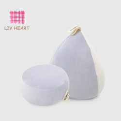 LIV HEART Forhome懒人粒子沙发躺卧垫休闲飘窗椅网红儿童柔软椅