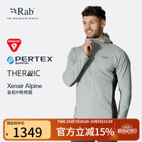 Rab Xenair Alpine户外徒步运动夹克连帽轻量金标P棉服男 QIP-41 黑色 M