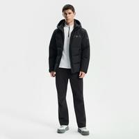 斐乐 男装男式运动羽绒服男士滑雪简约百搭保暖基础连帽外套
