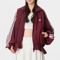 移动端：阿迪达斯 滔搏丨adidas阿迪达斯三叶草男女复古华夫格健身夹克外套JW0109