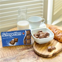 Schogetten 德国进口schogetten丝格德巧克力丝滑牛奶夹心黑巧纯可可脂小零食