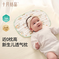 十月结晶 婴儿平枕6层新生儿枕巾纯棉透气云片枕0-3个月  韵兔盈叶25*39
