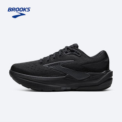 BROOKS Ghost幽灵Max3男子缓震支撑跑鞋 黑色/黑色/乌木色 44