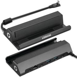联想 Legion Go 6口USB-C扩展坞 4K视频 100W供电 以太网