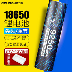 德力普 大容量9250mWh 18650锂电池