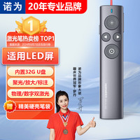 NORWii N95 Pro Spotlight 双激光翻页笔液晶屏led放大 PPT充电投影笔