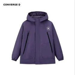 匡威 软壳系列 儿童三防加厚连帽冲锋衣外套