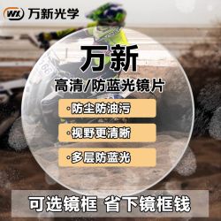 依视路 winsee 万新 1.74超薄高清智能防蓝光非球面镜片