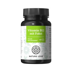 Nature Love 拜耳NATURELOVE纳初乐德国维生素B12甲钴胺专利活性叶酸营养气血