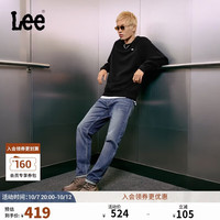 Lee 726舒适直筒丹宁复古水洗蓝色男牛仔裤休闲潮流 33