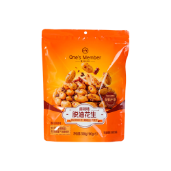 1号会员店 麻辣脱油花生 100g*5袋