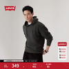 Levi's 男士宽松针织休闲连帽套头卫衣004ZM 烟黑 S