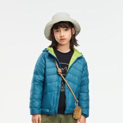 巴拉巴拉 轻薄保暖儿童排骨羽绒服男童女童短款连帽外套年秋冬小童青少年