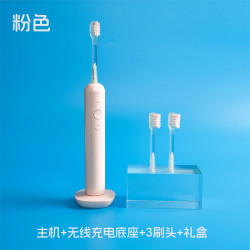 SVJ 声波电动牙刷情侣礼盒套装礼物全自动成人软毛男女感应式充电