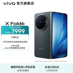 vivo X Fold6 5G折叠手机 16GB+512GB 极夜