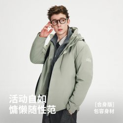 NVG·YOUNG navigare小帆船连帽三合一夹克男外套防风