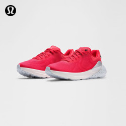 lululemon 女士跑鞋 辉光红/浅蒸汽灰/黑色 38