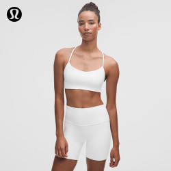 lululemon 丨Flow Y 女士运动内衣 A/B *Evolve 芯吸 LW2EMOS 白色