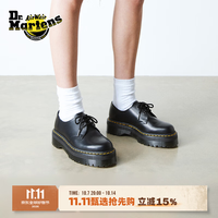 Dr.Martens 马丁博士（Dr.Martens）1461 Quad新款明星同款松糕厚底增高单鞋 黑色 39