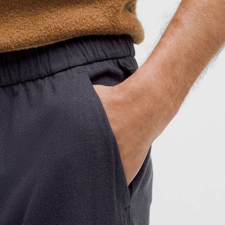 lululemon 男士法兰绒松紧腰长裤