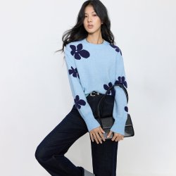LILY 20 点开始： LILY 2026秋提花圆领针织衫
