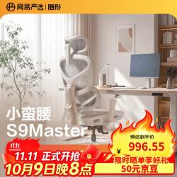 网易严选 小蛮腰S9Master人体工学电脑椅腰骶联动8D扶手