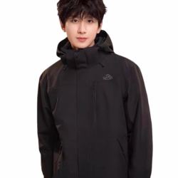 伯希和 山野经典2.0 Pro 户外三合一冲锋衣 漫暮黑 （赠成毅周边明信片）