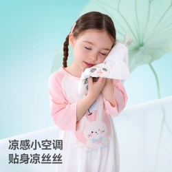 贝肽斯 婴儿纯棉睡袋男童女童a类  长袖【室温15-25℃】贝拉女孩 90cm
