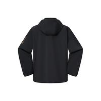 添柏岚 A6M1H 防泼水防风 黑小麦色 3XL 男装软壳衣