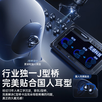 唯立德 耳夹式真无线蓝牙耳机 香槟金