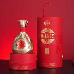 瀏陽河 酒浏阳河酒《龙瓷喜福》传统古法手工精酿52度浓香型 52度 500mL 6瓶