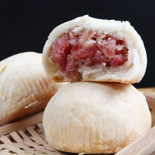 潘祥记 云腿月饼 白饼 50g*10枚 散装