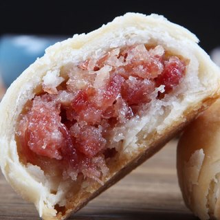 潘祥记 云腿月饼 白饼 50g*10枚 散装