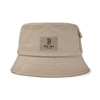 88VIP：MLB 官方 男女同款情侣口袋拼接小logo百搭潮流渔夫帽春夏HTB01