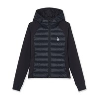 88VIP：MLB 官方 女款百搭拼接防泼水轻量排骨鹅绒羽绒服26冬季新款DJB70