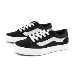VANS 官方 Vero LS经典黑色轻量复古舒适女板鞋 黑色   37