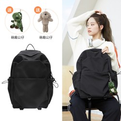 森马 背包男士户外双肩包女生旅行轻便大学生书包通勤电脑包登山包