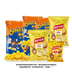 乐事 薯片零食组合装 混合装6件403g
