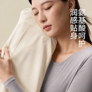 松山棉店 7A抑菌氨基酸 女士燕麦色 L 秋裤