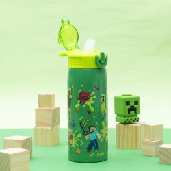 zak! designs ZAK designs 我的世界游戏风格儿童水杯 561ml不锈钢 防漏保温