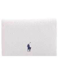 拉夫劳伦 Paper Logo Print Leather Wallet