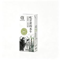 认养 吃甘蔗的水牛 4.0g蛋白 水牛奶200mL*10盒*3箱(11月25号到期)
