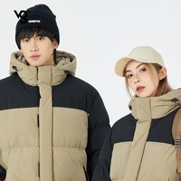 VUUG 工装拼色中长款棉服